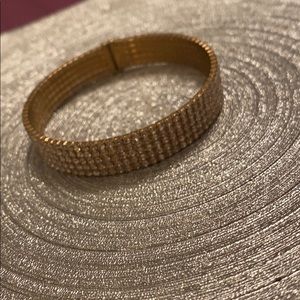 Gold crystal bracelet